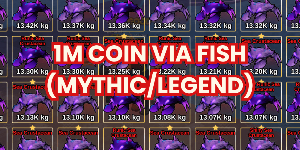1M Coin via Fish (Mythic)